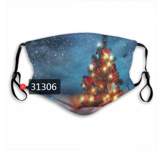 2020 Merry Christmas Dust mask with filter 117